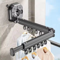 UniEssential Wall Mount Clothes Drying Rack Foldable